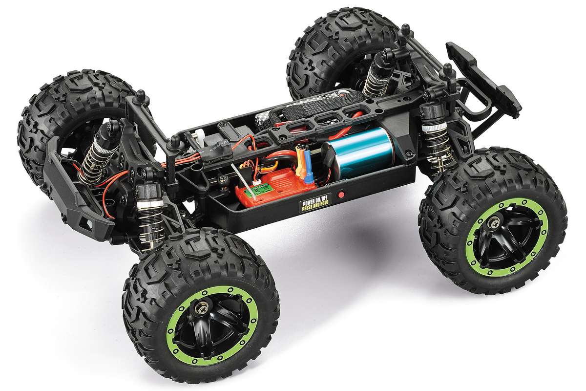 Blackzon 540200 Slyder MT Turbo 1/16 4WD 2S Brushless - Green - 4