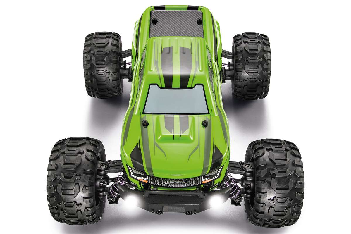 Blackzon 540200 Slyder MT Turbo 1/16 4WD 2S Brushless - Green - 5