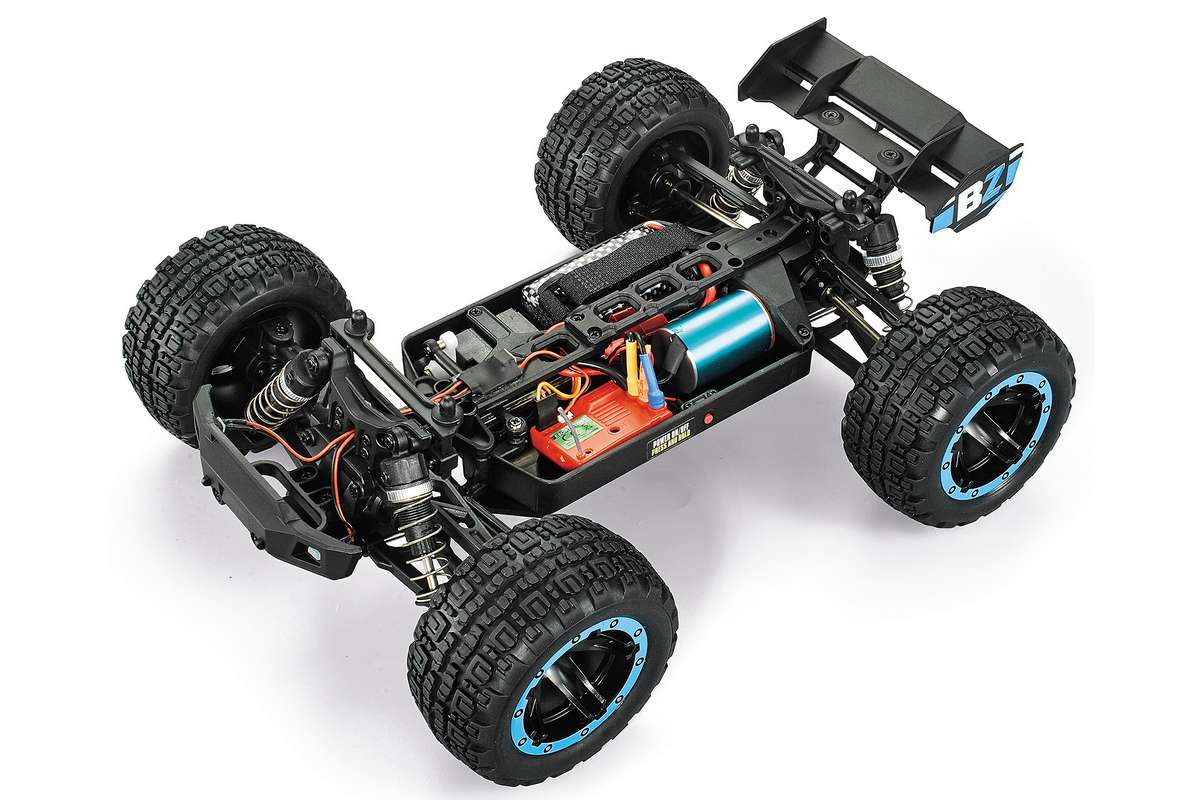 Blackzon 540203 Slyder ST Turbo 1/16 4WD 2S Brushless - Blue - 4