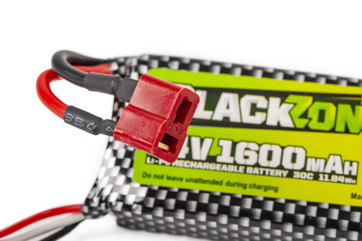 Blackzon 540247 Battery Pack (LiPo 7.4V, 1600mAh), w/T-Plug - 3