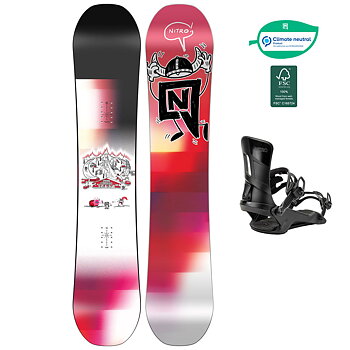 Nitro Snowboard Set - Future Team Pro Mk 142 + Rambler Ultra Black M