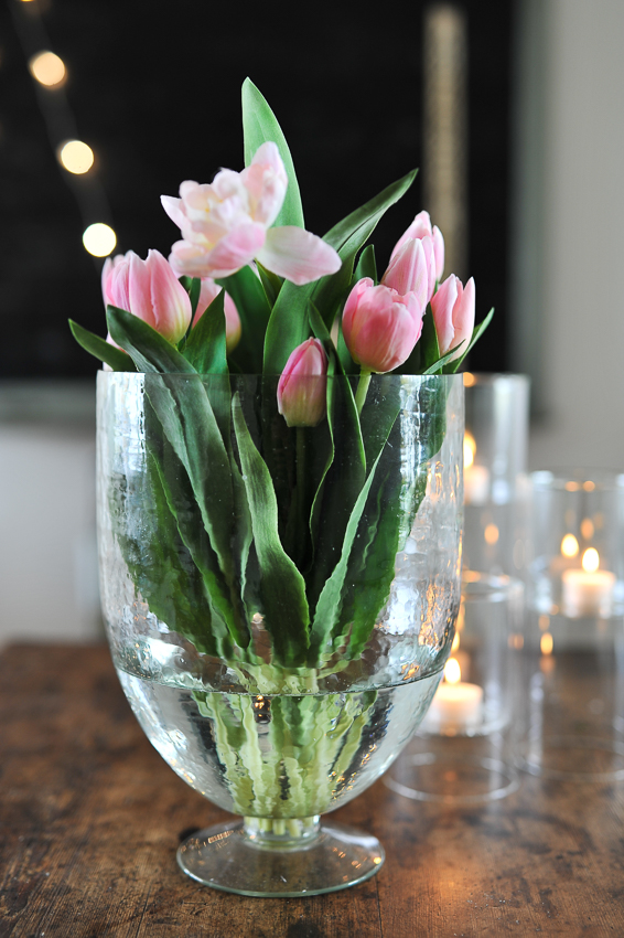 Glass vase - Vase - Storm lantern - Storm glass - Julia - 23x32 cm - 4