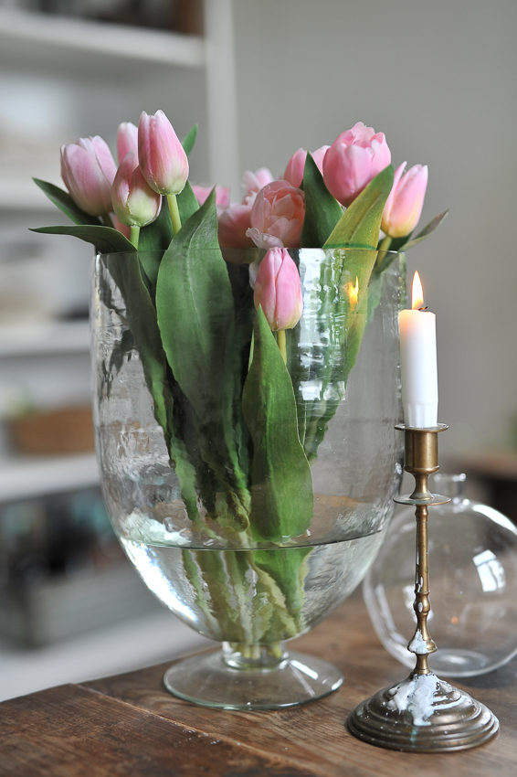 Glass vase - Vase - Storm lantern - Storm glass - Julia - 23x32 cm - 2