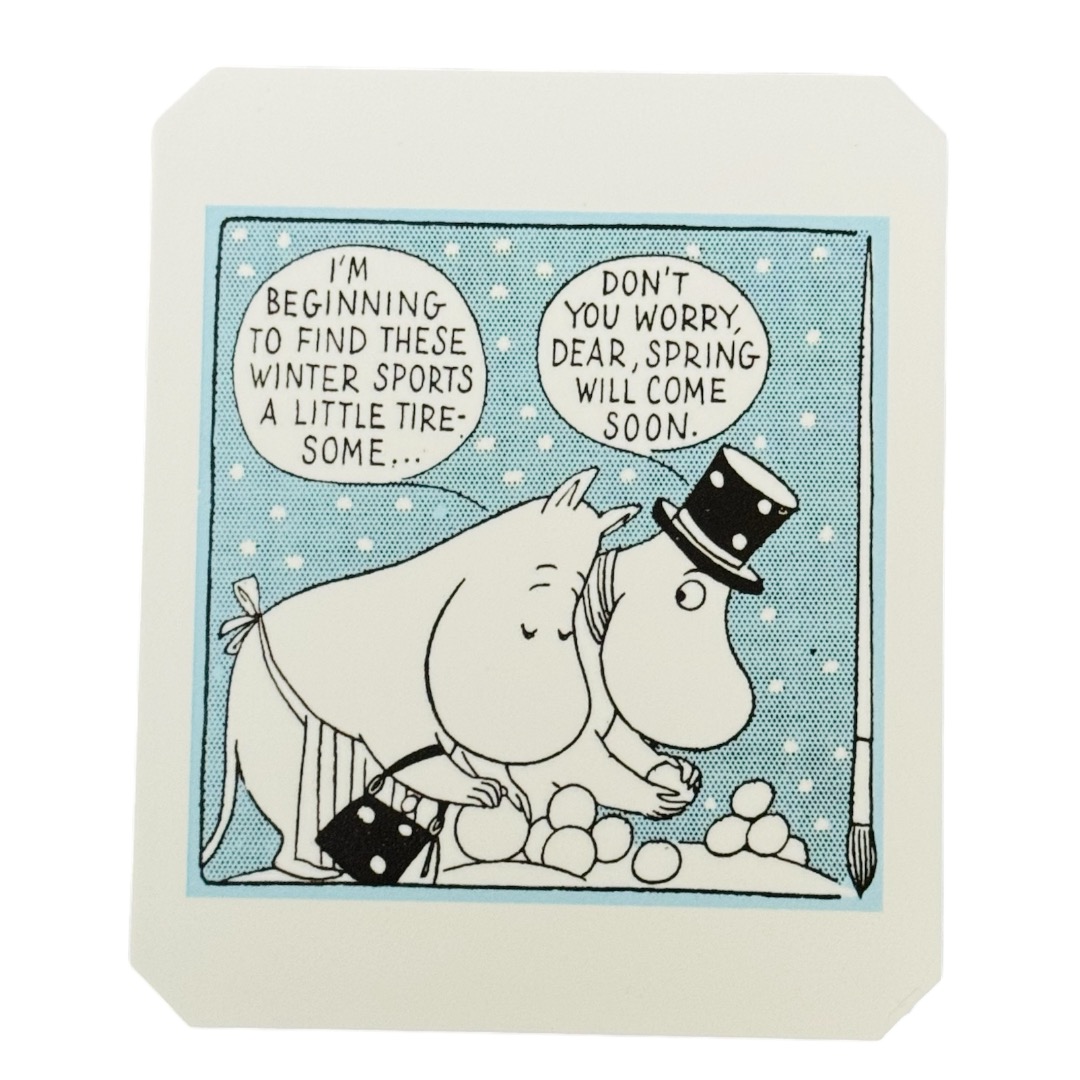 Mumin Isskrapa - Muminmamma & Muminpappa längtar till våren