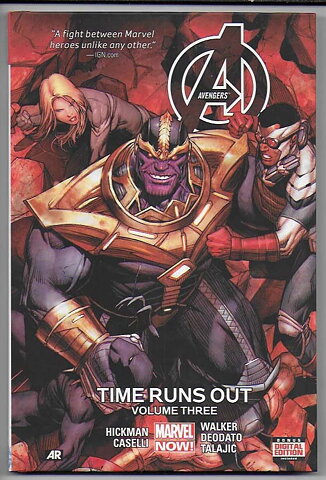 Avengers: Volume 3 - Time Runs Out Volume 3 HC NM Jonathan Hickman