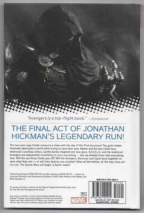 Avengers: Volume 4 - Time Runs Out Volume 4 HC NM Jonathan Hickman