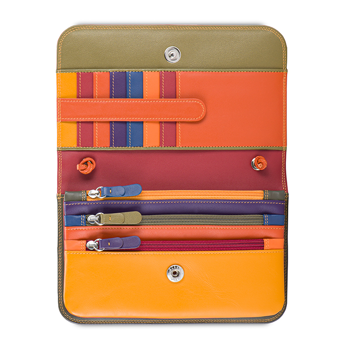 Brown orange  Multi Travel Organiser Mywalit Old Town Stockholm - 3