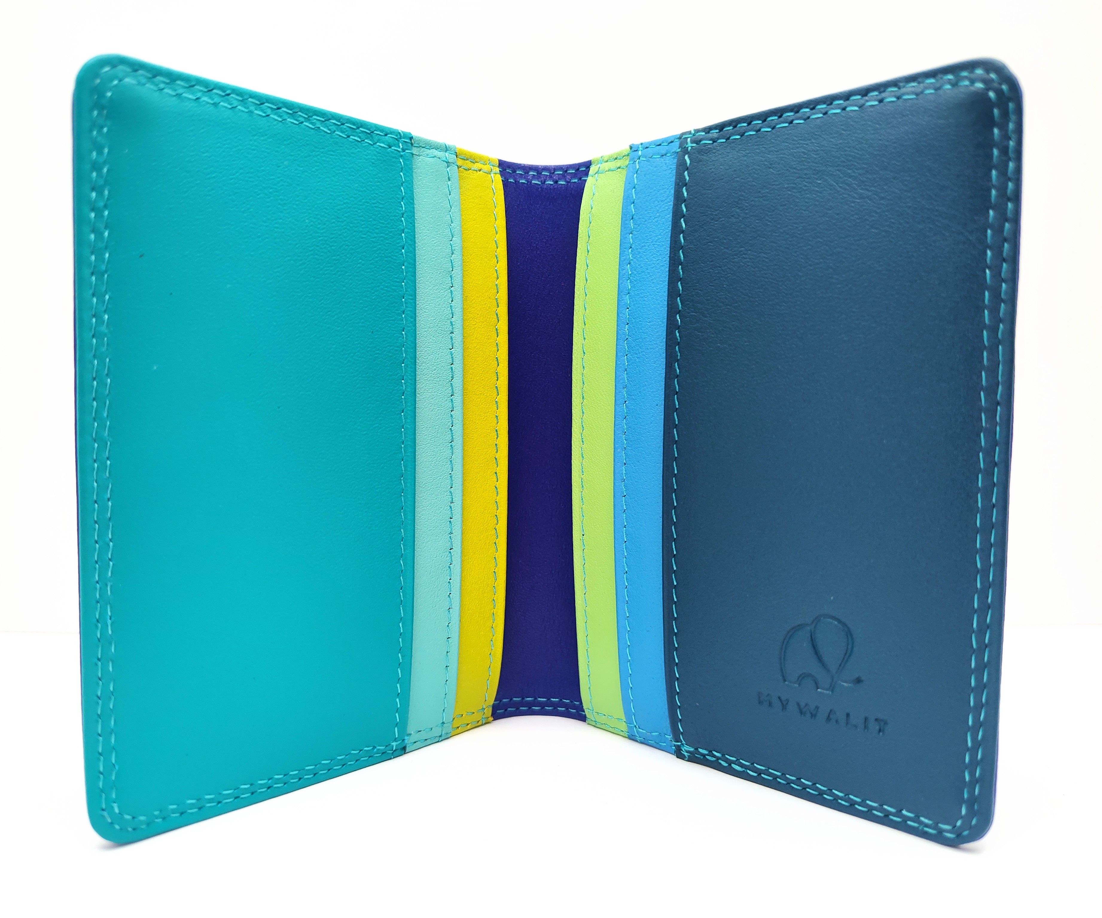 Small Wallet  Blue Multi Mywalit Stockholm Old Town  - 2