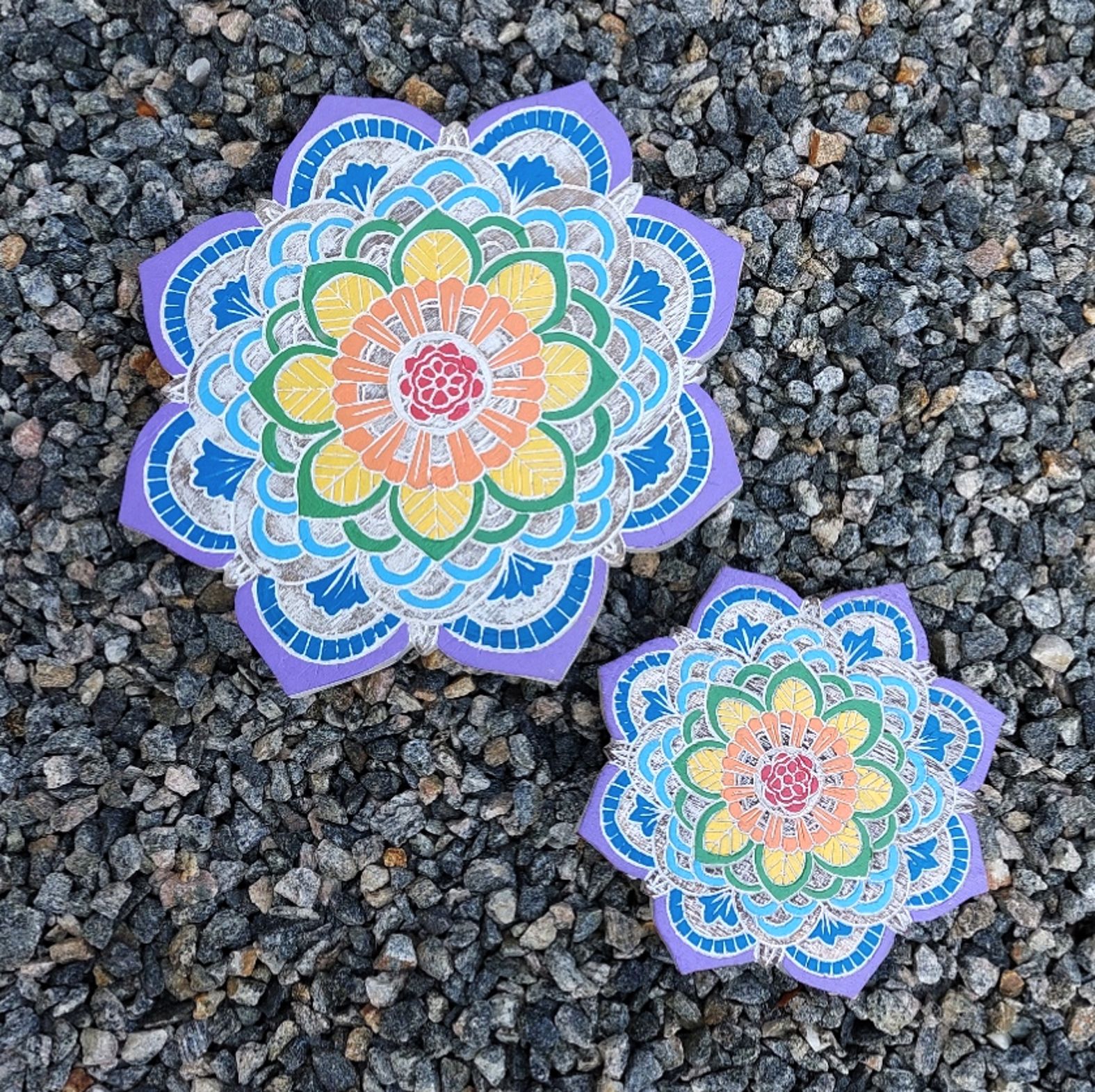 Chakra Blomma  - Väggdekoration 