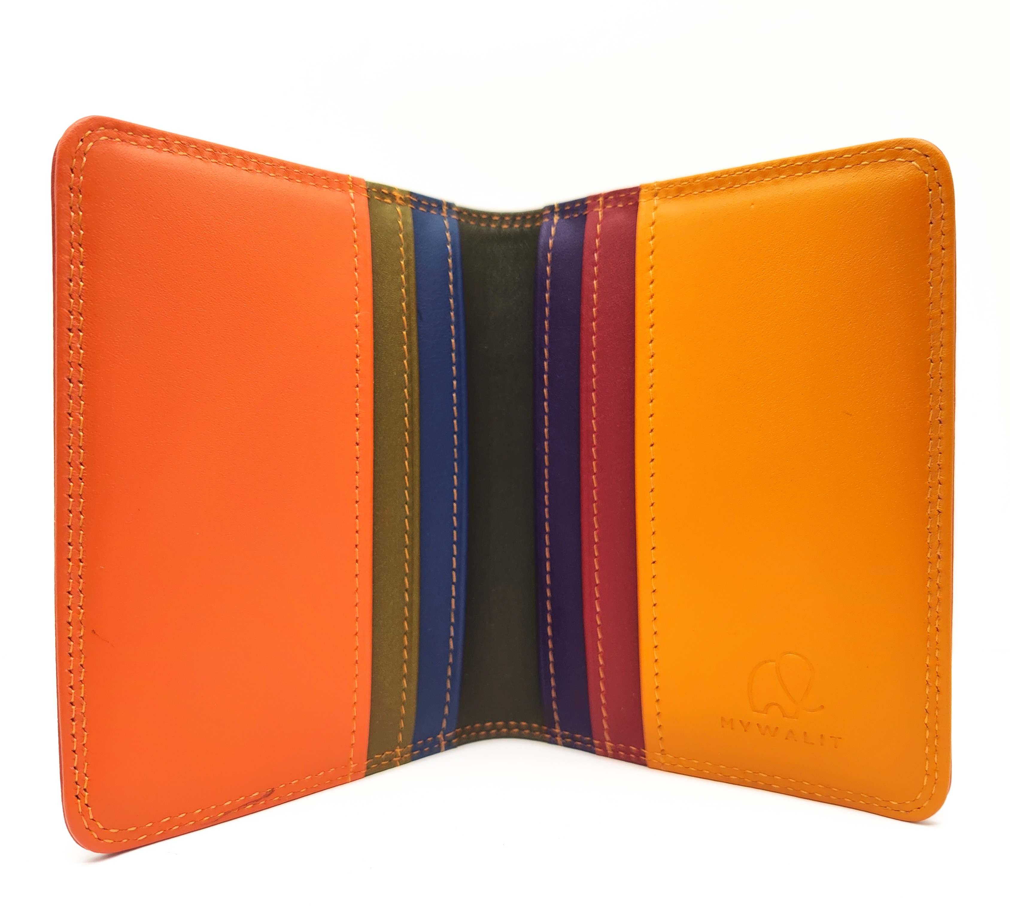 Small Wallet Multicolor dark Orange Mywalit Stockholm Old Town  - 2