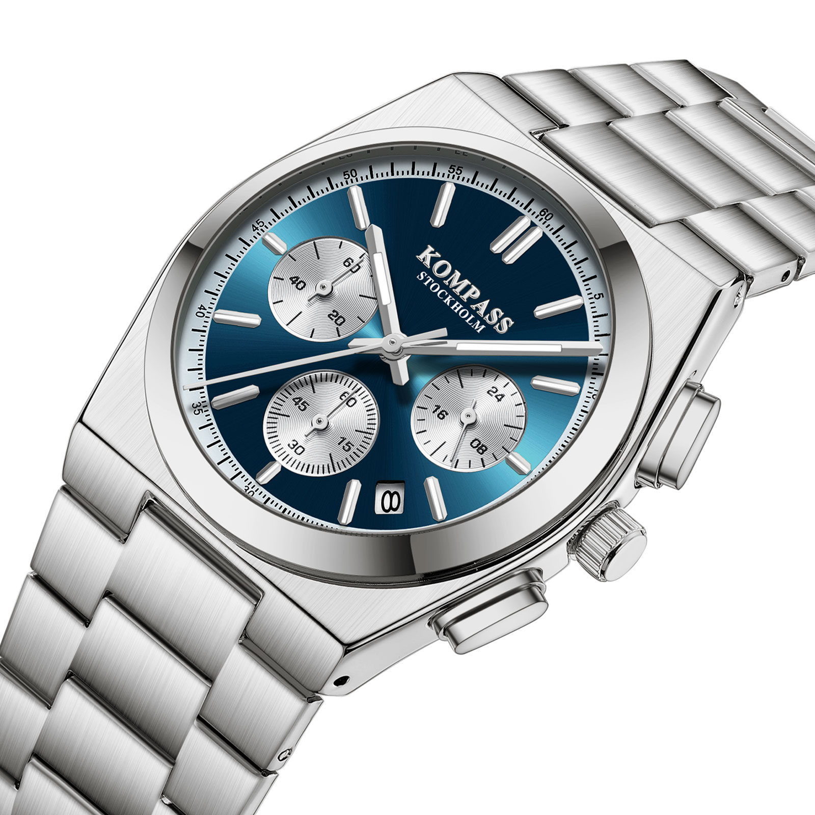 Kompass ChronoMaster Silver Blue - 2