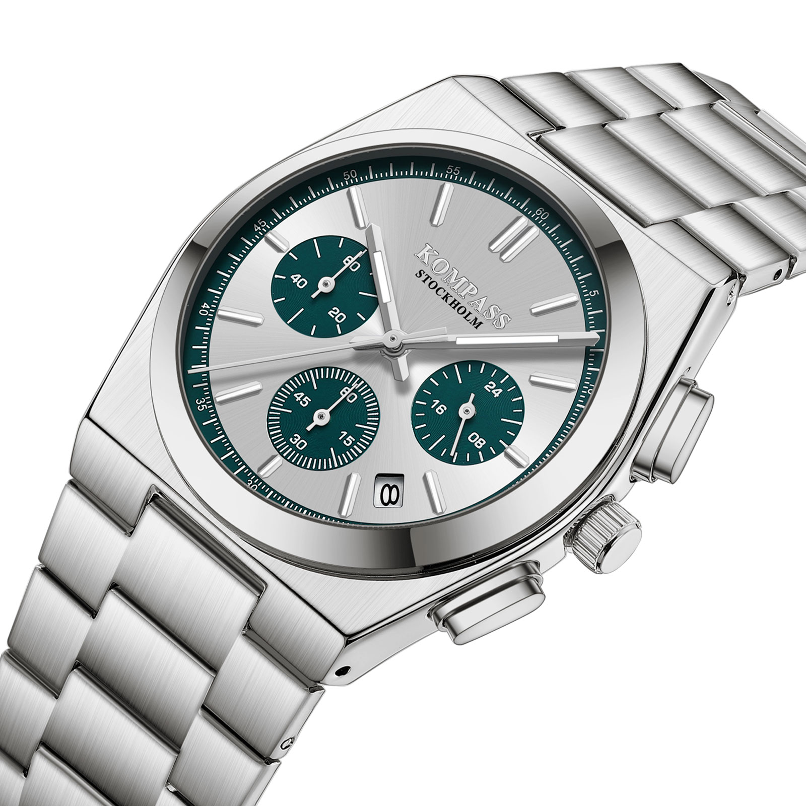 Kompass ChronoMaster Silver Teal - 2