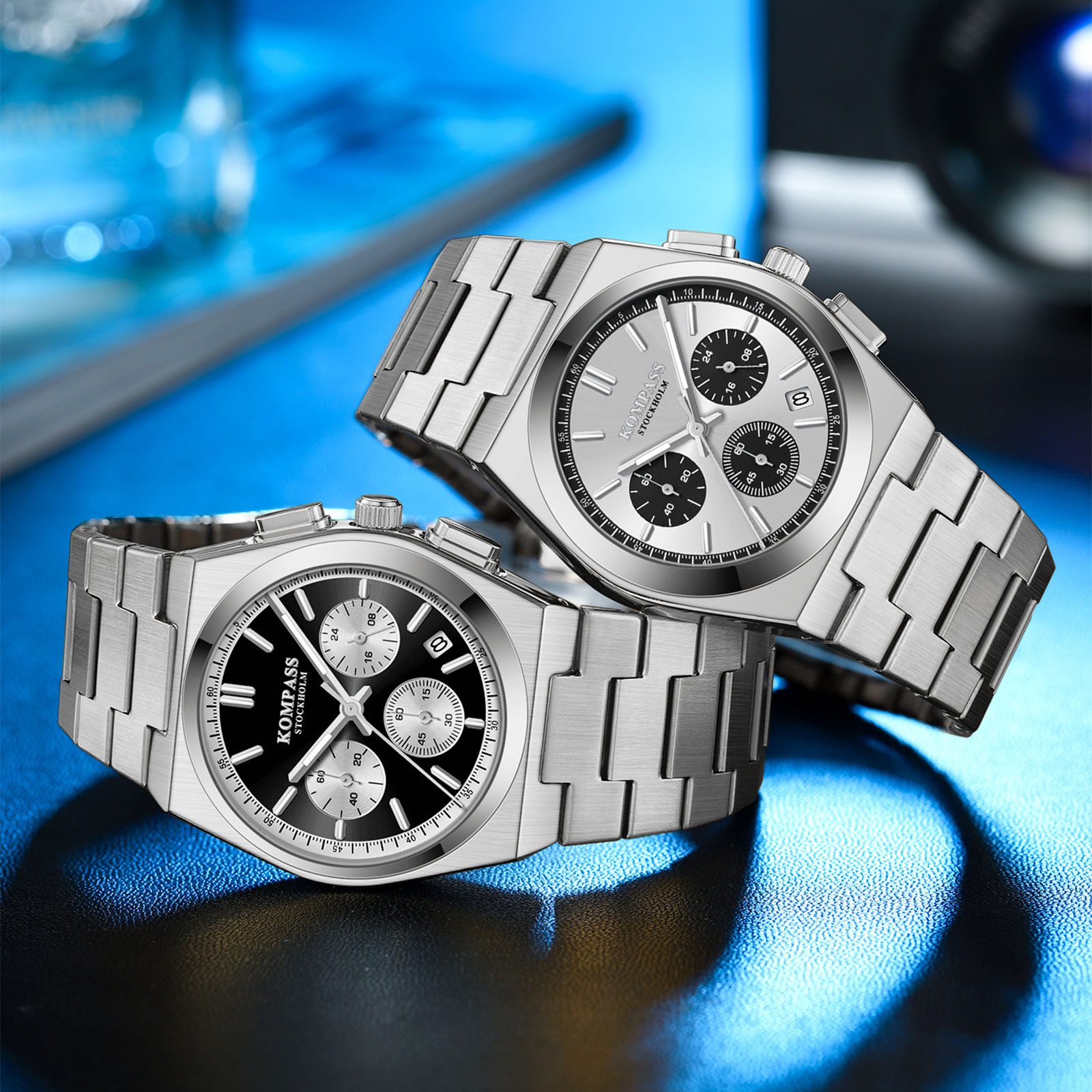 Kompass ChronoMaster Silver Black - 5