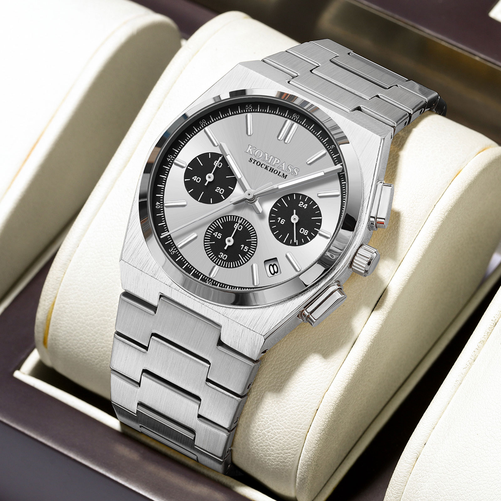 Kompass ChronoMaster Silver Black - 4