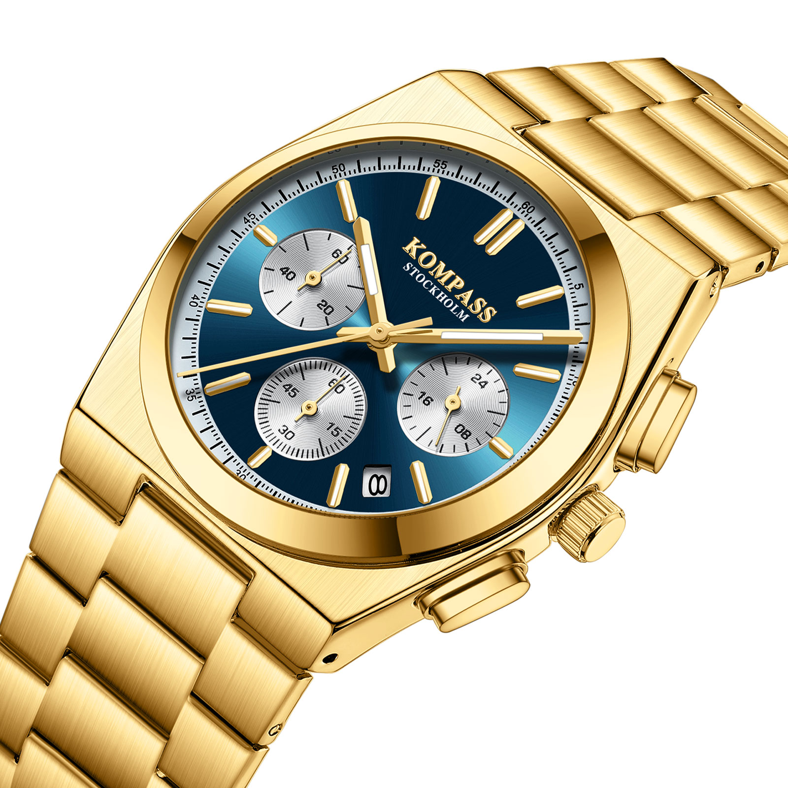 Kompass ChronoMaster Gold Blue - 2