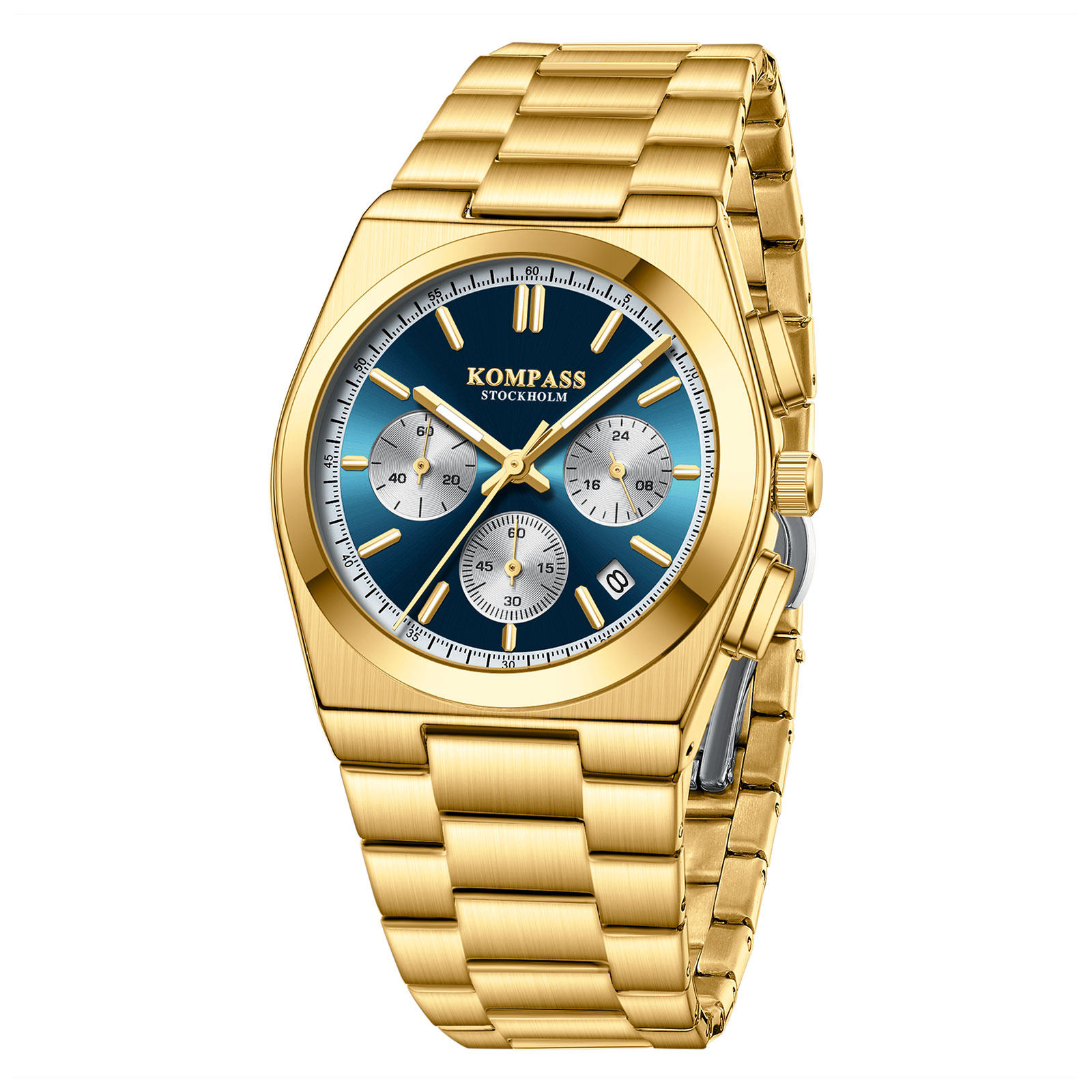 Kompass ChronoMaster Gold Blue - 3