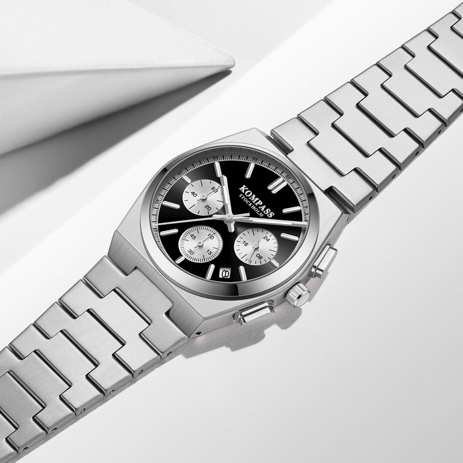 Kompass ChronoMaster Silver Full Black - 5