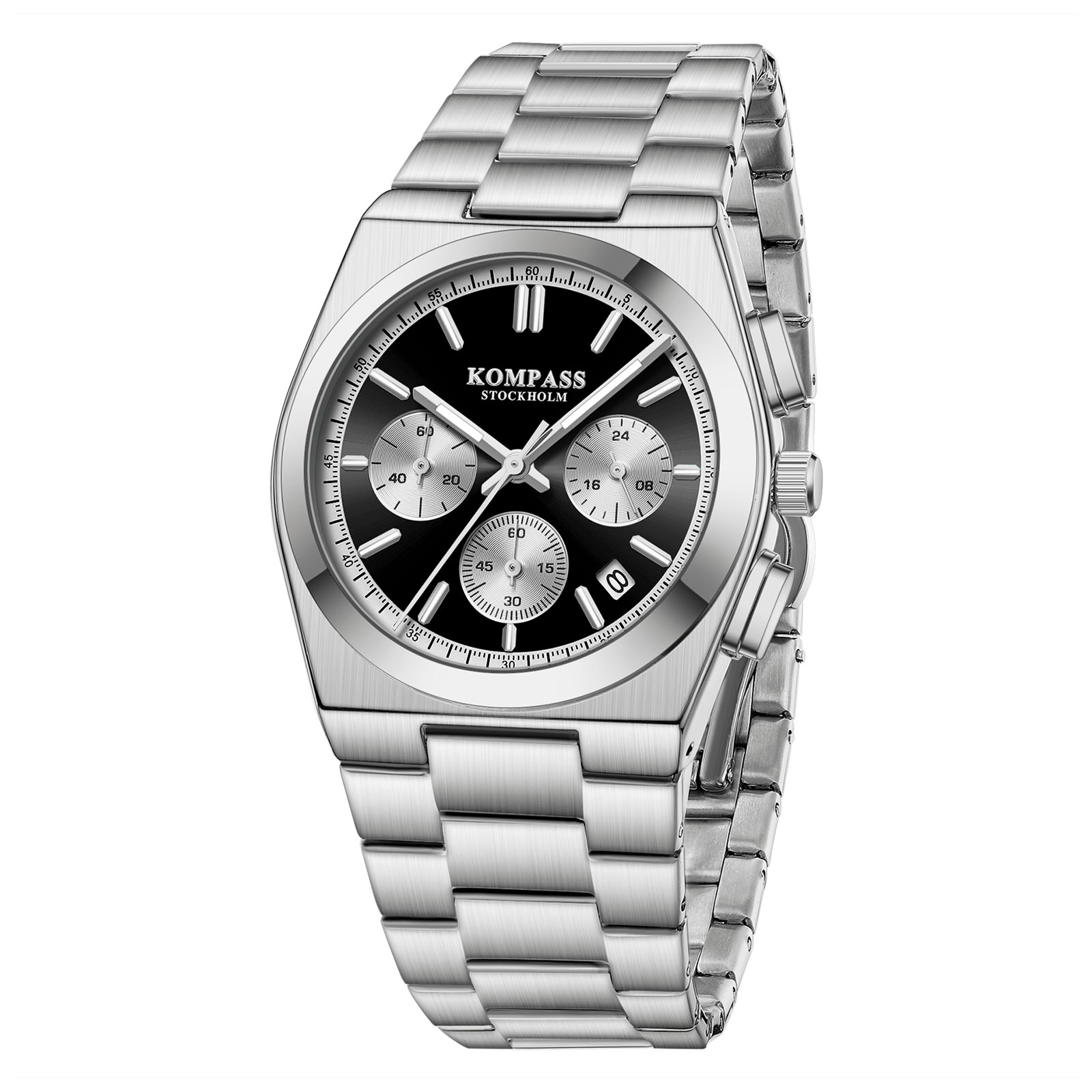 Kompass ChronoMaster Silver Full Black - 3