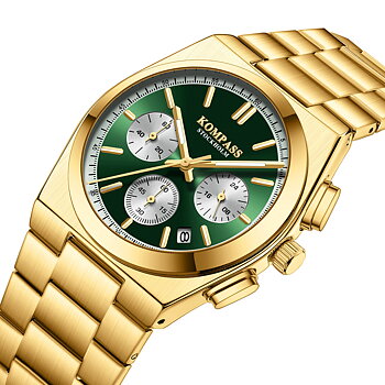 Kompass ChronoMaster Gold Green