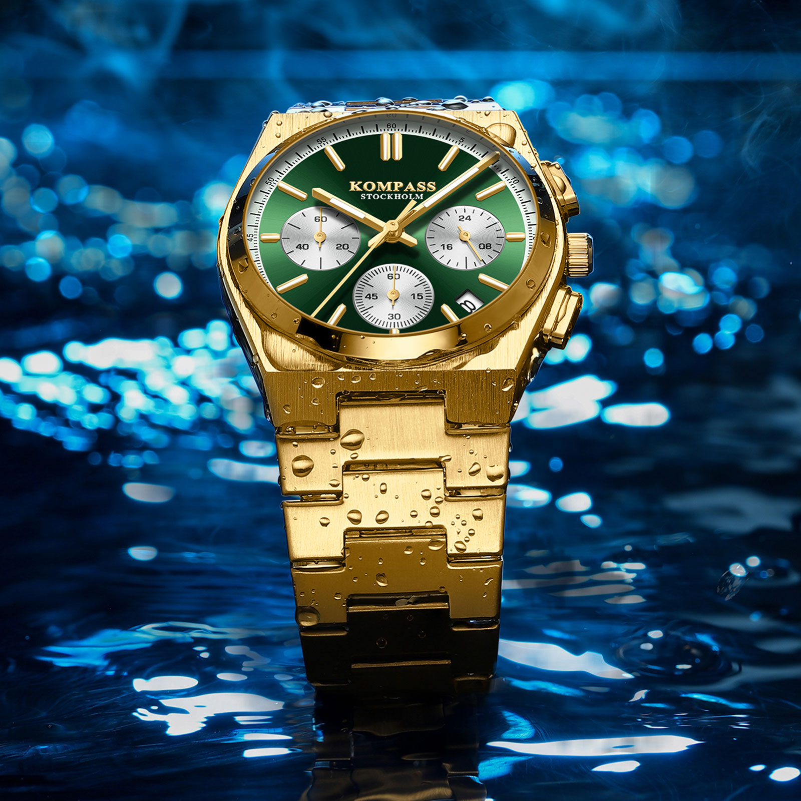 Kompass ChronoMaster Gold Green - 7