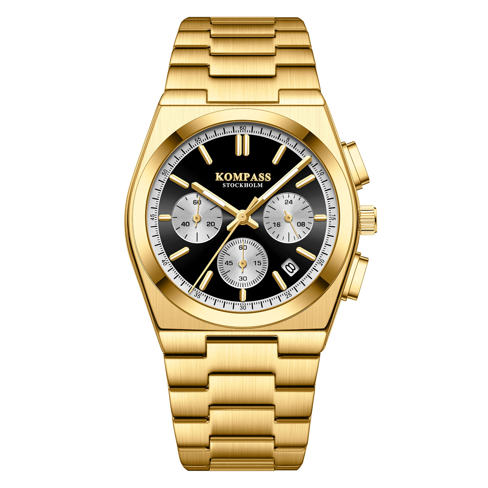 Kompass Stockholm Kompass ChronoMaster Gold Black