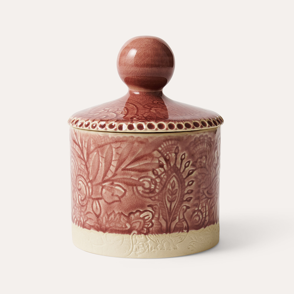 Keramik burk - old rose - 3