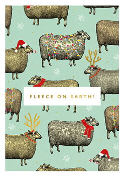 Fleece on Earth, Christmas Greeting Card