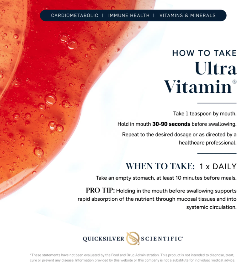 Quicksilver Scientific Liposomal Ultra Vitamin – Flytande Multi - 3