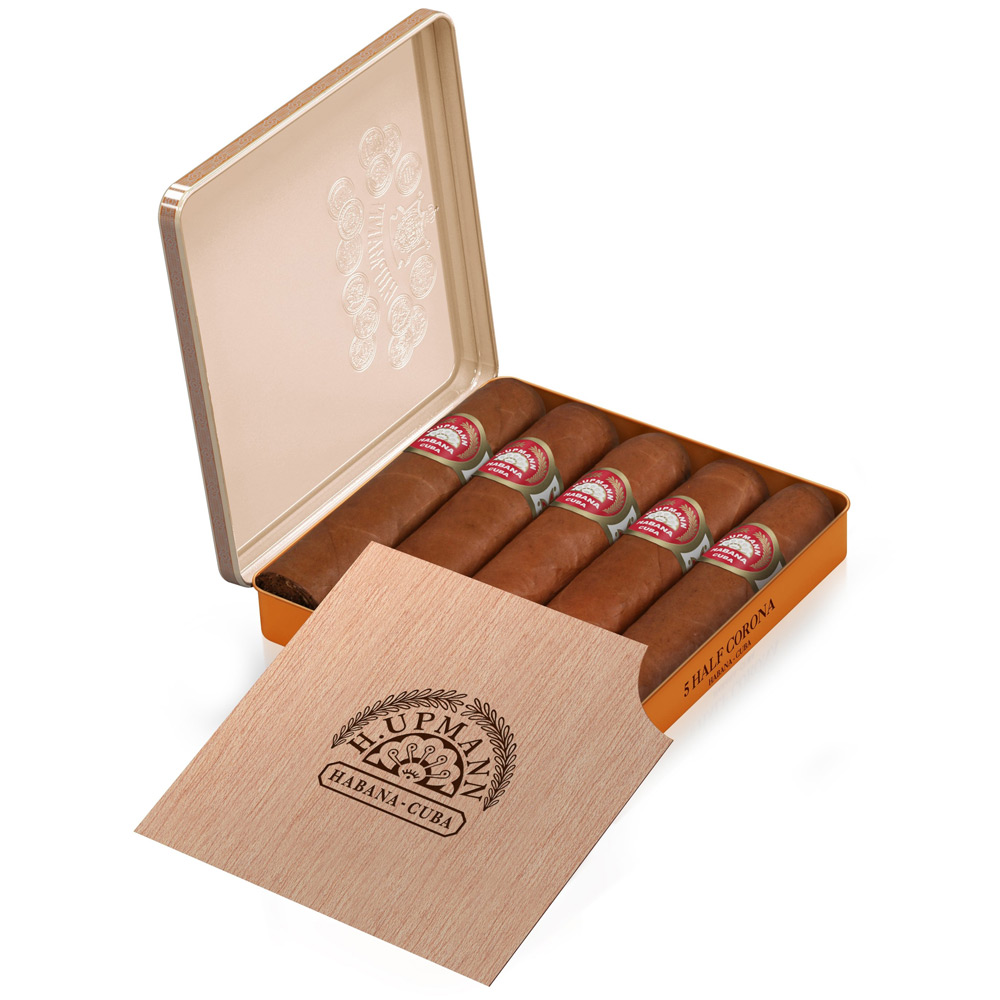 H. Upmann Half Corona 5-pack i plåtask