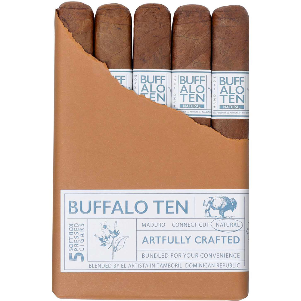 Buffalo TEN Natural Habano Toro