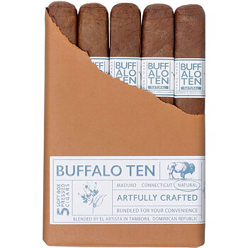 Buffalo TEN Natural Habano Toro