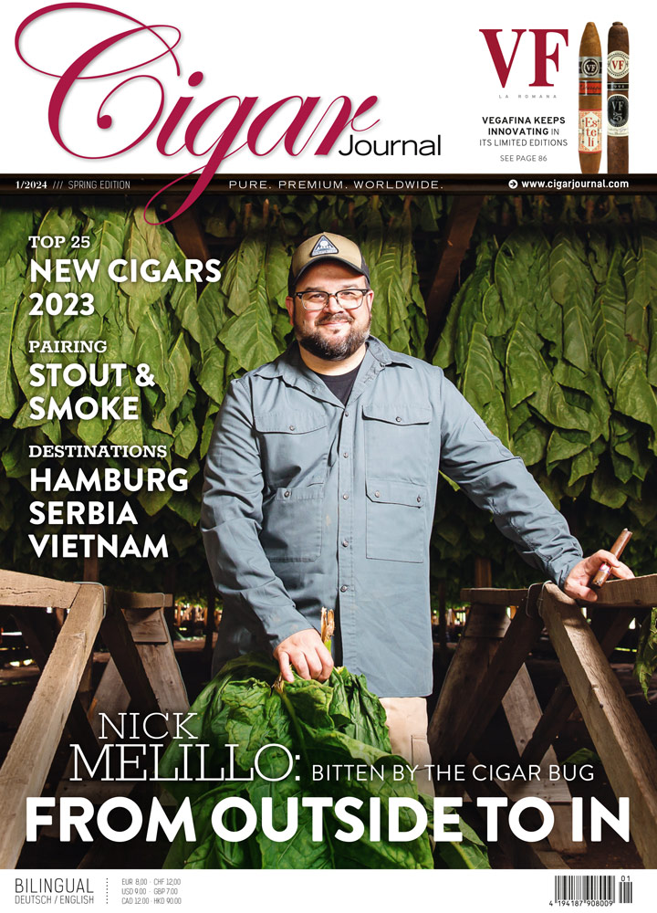 Cigar Journal Issue 1 - 2024 - Nick Melillo (Drew Estate & Foundation Cigars)