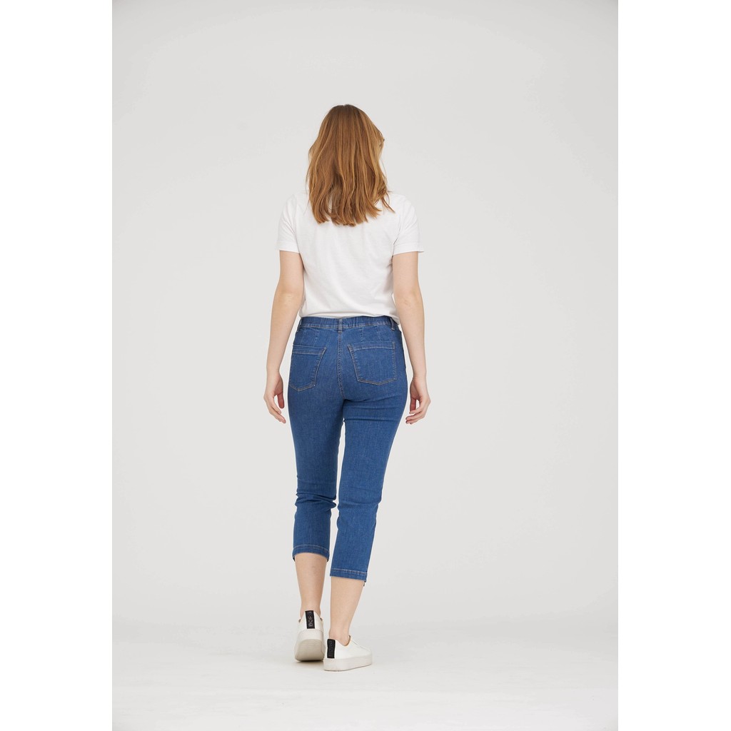 LauRie Piper Regular Crop Blue Denim