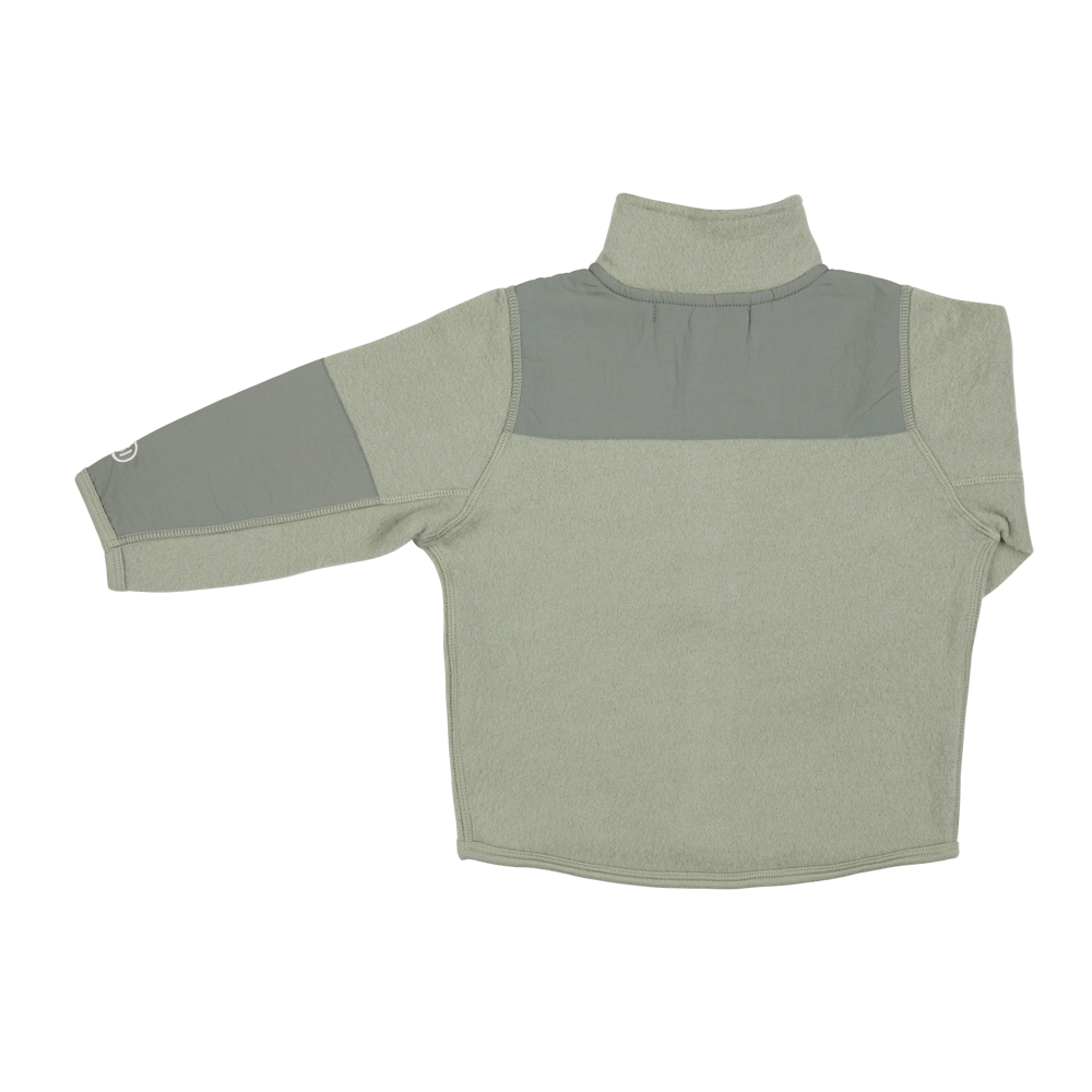 Voksi Wool Jacket Fleece - Misty Green - 2