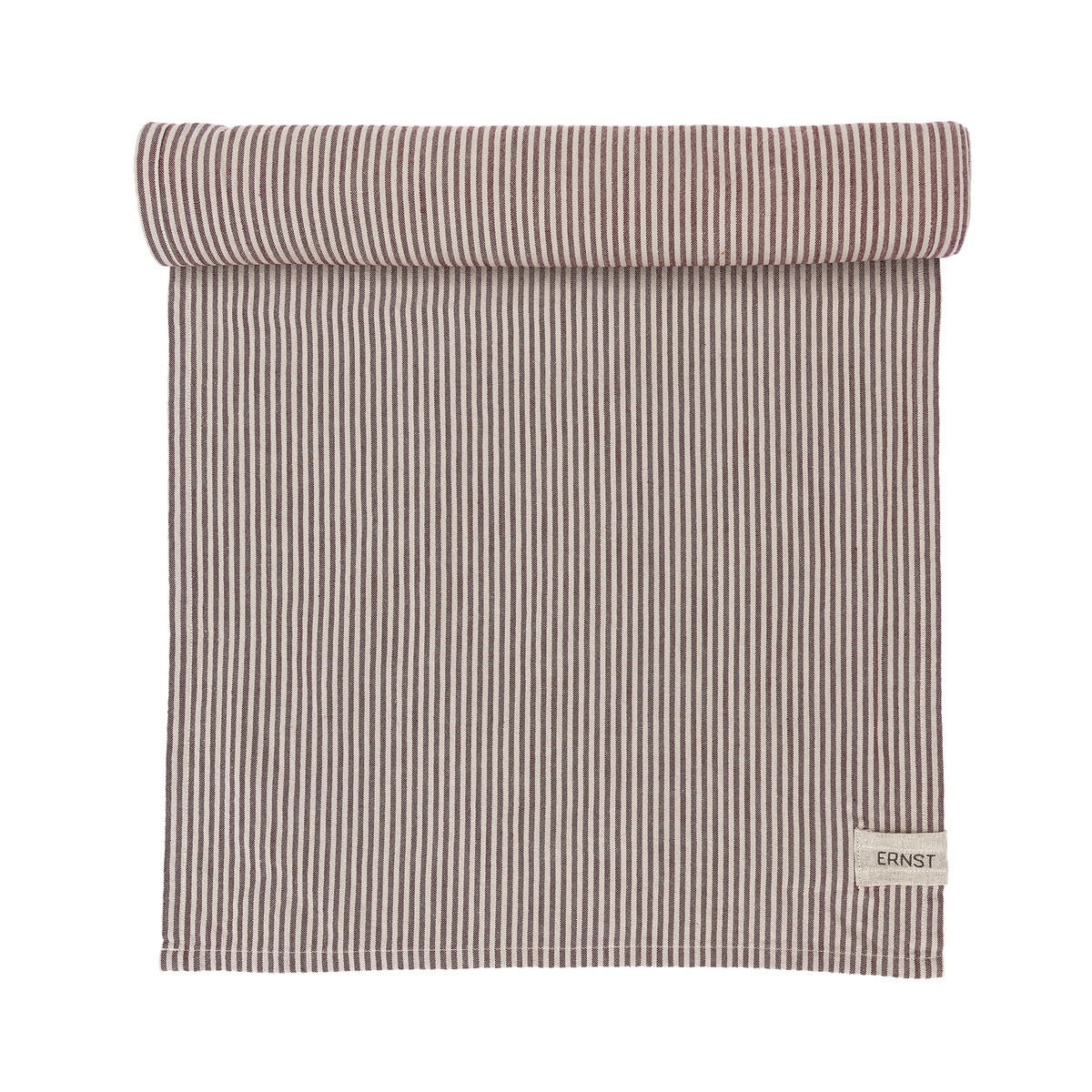 Löpare Randig 45x150  ERNST - Röd/Beige