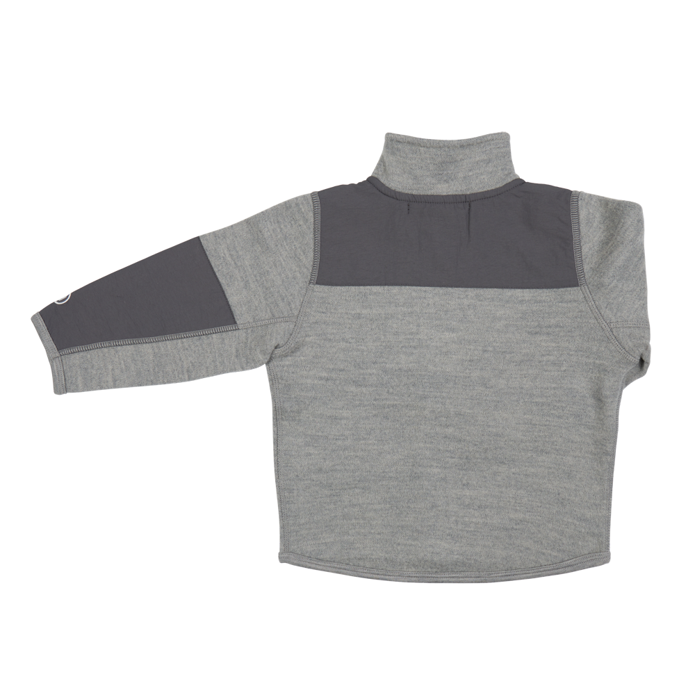 Voksi Wool Jacket Fleece - Melan Grey