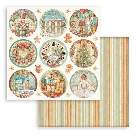 Scrapbooking Pad 10 sheets cm 30,5x30,5 (12"x12") - The Nutcracker  - 8