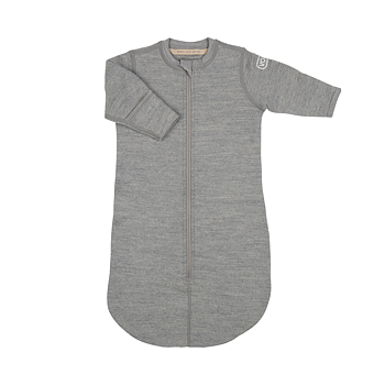 Voksi Wool Baby bag Fleece - Melan Grey