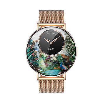 Philippe Palmer Smart Watch LP77 AMOLED Ultra Thin Rose Gold