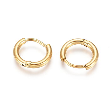 Kreol Huggie hoop guld
