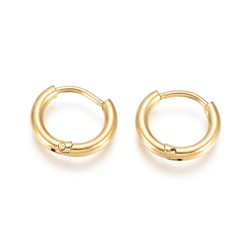 Kreol Huggie hoop guld
