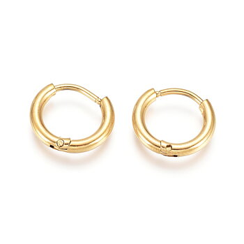 Kreol Huggie hoop guld