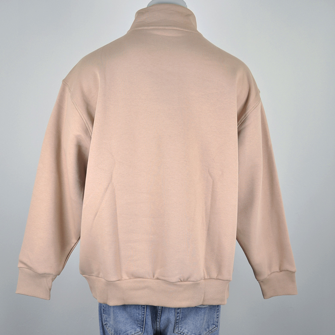 New Era - Lifestyle Quarter Zip Sweater Beige - 4