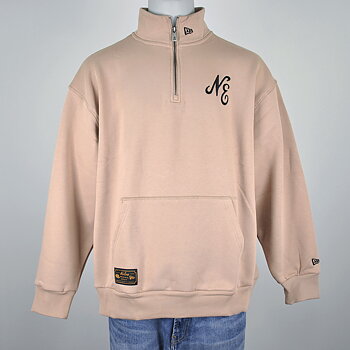New Era - Lifestyle Quarter Zip Sweater Beige