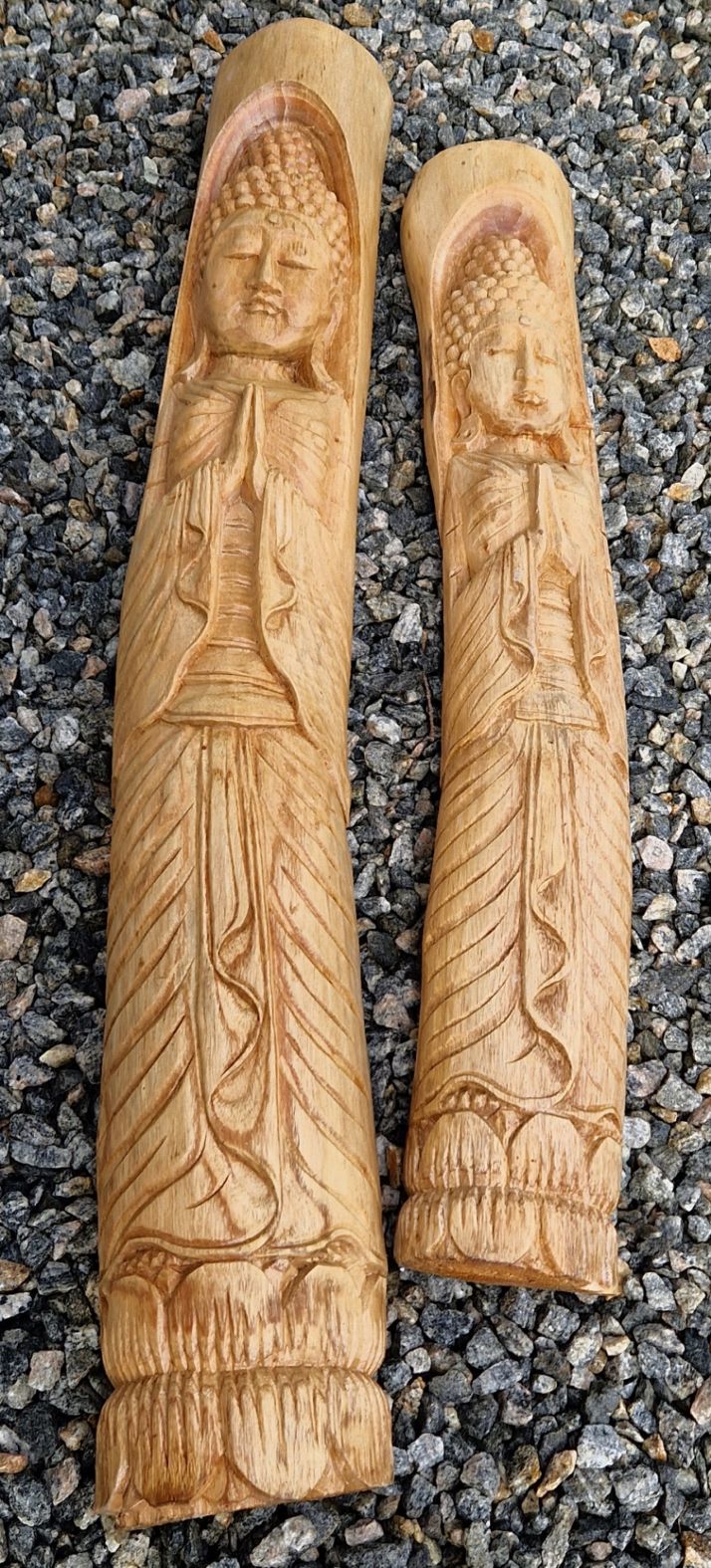 Snidad Buddha Väggdekoration 