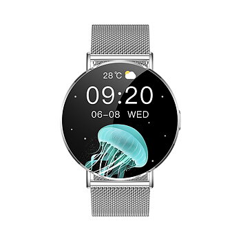 Philippe Palmer Smart Watch LP77 AMOLED Ultra Thin Silver