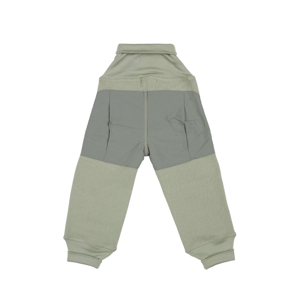 Voksi Wool Pants Fleece - Misty Green - 2