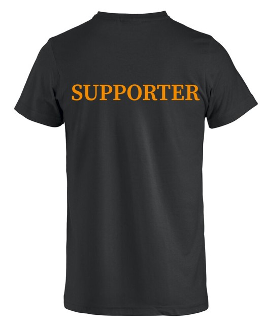 T-shirt, Supporter. Unisex, vuxen