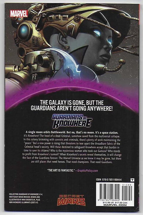 Guardians of Knowhere TP NM Bendis Deodato