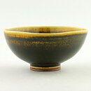 Berndt Friberg (1961) Unique Brown/Yellow Bowl 10 cm